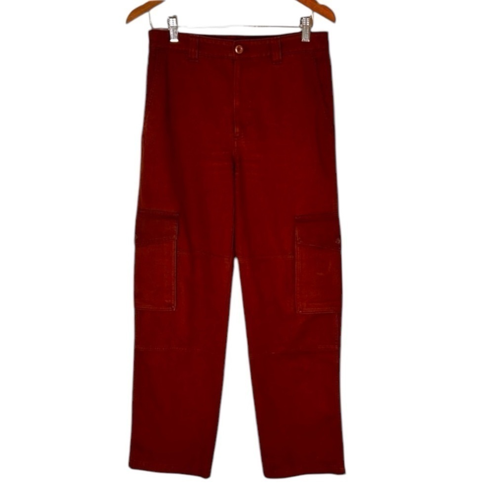 Aritzia TNA Supply Cargo Pant- Relaxed Mid-Rise Cotton Cargo Pant- Size 8